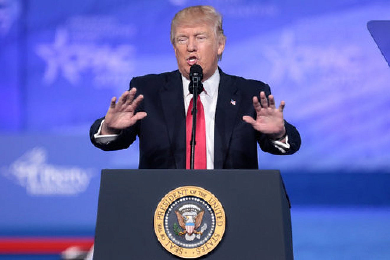 President Donald Trump speaks at the 2017 Conservative Political Action Conference in National Harbor, Md. Credit: Gage Skidmore via Wikimedia Commons.