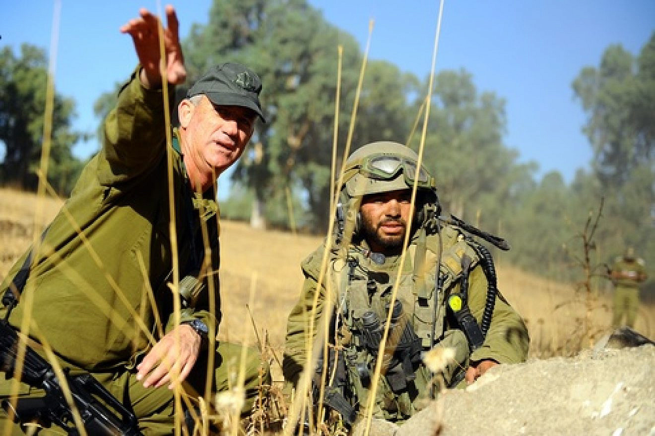 On Aug. 21, 2012, Israel Defense Forces Chief of Staff Lt. Gen. Benny Gantz visits the Golani Battalion exercise in the Golan Heights. Last month, the IDF announced that it was deploying a new division to the Syrian border in the Golan Heights to maintain “operational readiness,” Gantz said. Credit: Ori Shifrin, IDF Spokesperson's Unit.