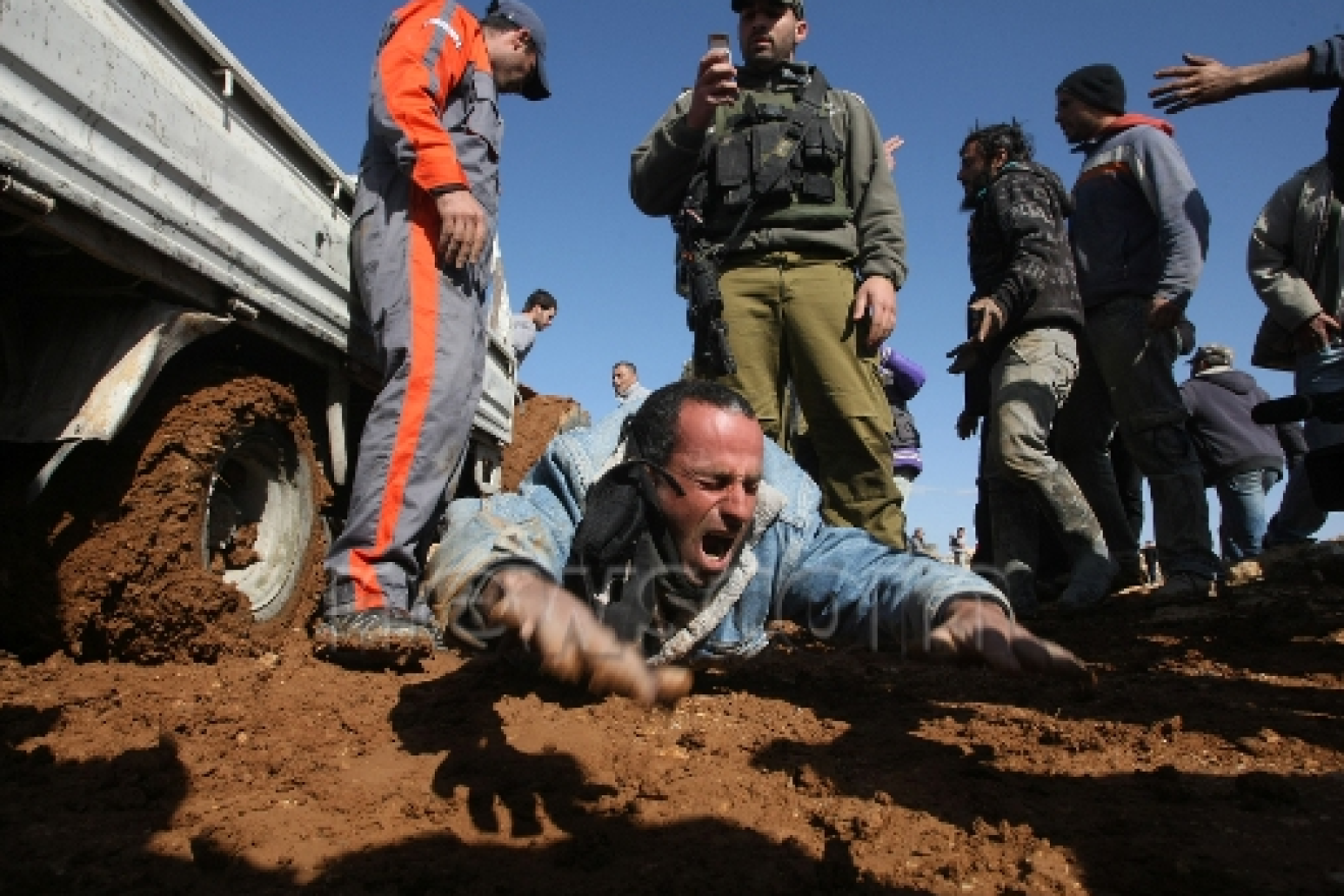 A recent AFP photograph allegedly depicting Israeli army brutality. Note: This is a screen grab and not the original photograph