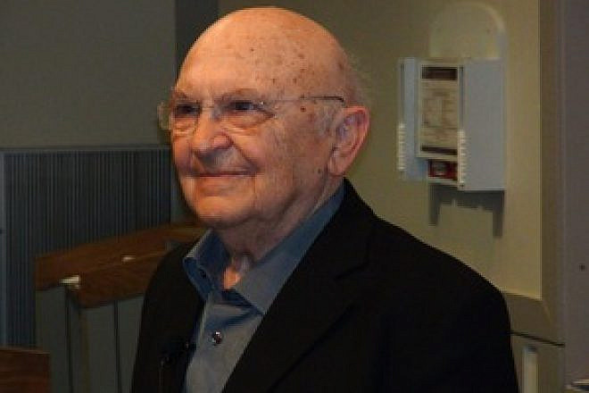Israeli novelist Aharon Appelfeld at the University of Pennsylvania. Credit: Kevin Walsh.