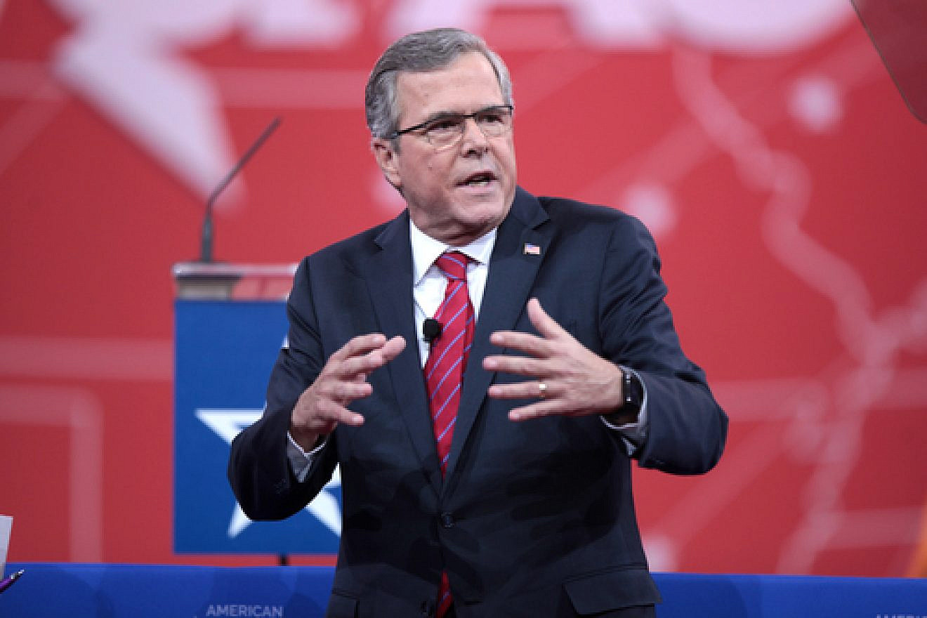 Presumed presidential candidate and former Florida governor Jeb Bush speaks at the 2015 Conservative Political Action Conference on Feb. 27 in Washington, D.C. Credit: Gage Skidmore.