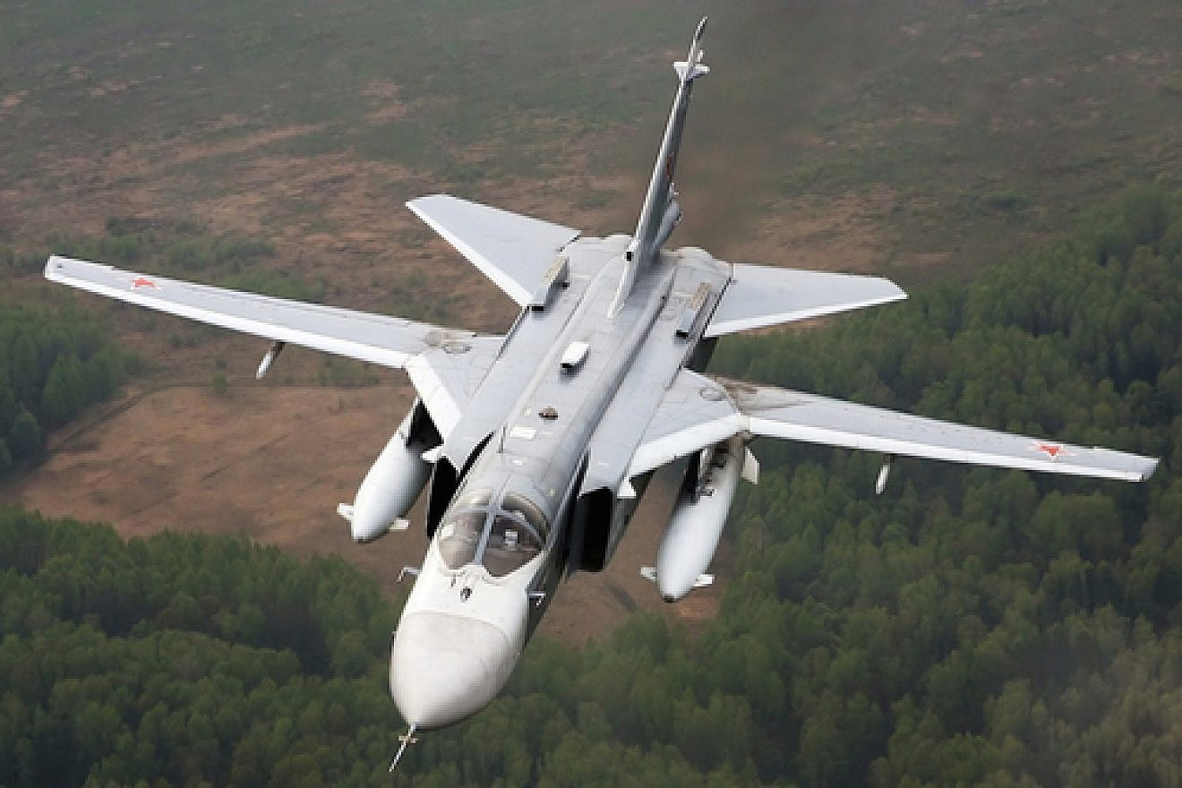 A Russian Su-24 fighter jet. On Nov. 24, a Turkish F-16 fighter jet shot down a Russian Su-24 (not the one pictured here) near the Turkish-Syrian border, igniting the current tensions between Russia and Turkey. Credit: Alexander Mishin via Wikimedia Commons.