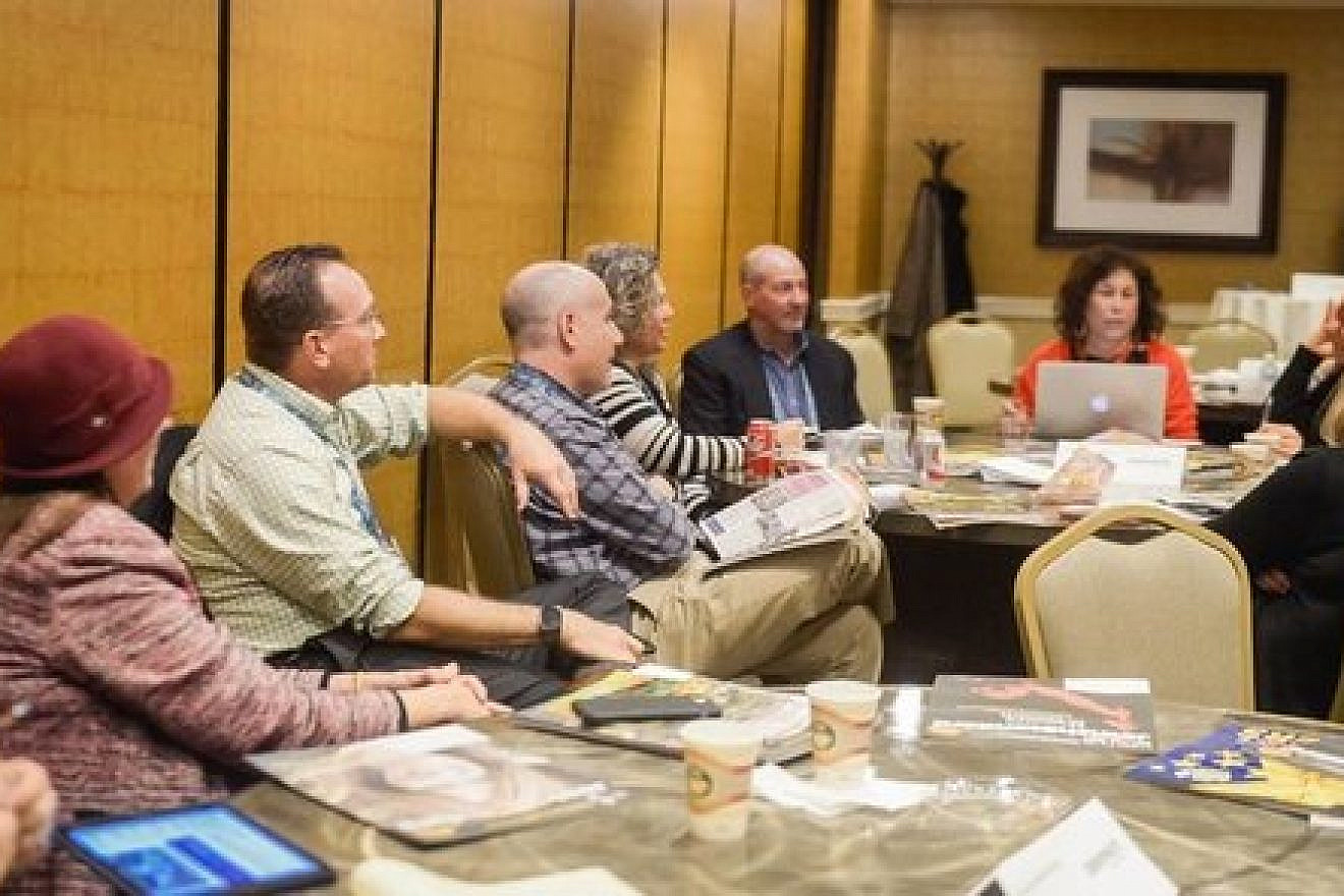 Jewish community newspaper editors and publishers gather at a session of the recent 2016 American Jewish Press Association (AJPA) conference in Washington, DC. Credit: AJPA via Facebook.