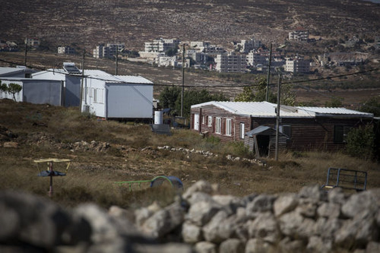 The Jewish outpost of Amona in the West Bank. Credit: Hadas Parush/Flash90.