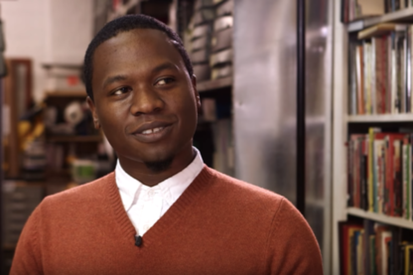 Juan M. Thompson (pictured) was arrested in connection with eight bomb threats against Jewish institutions. Credit: YouTube screenshot.