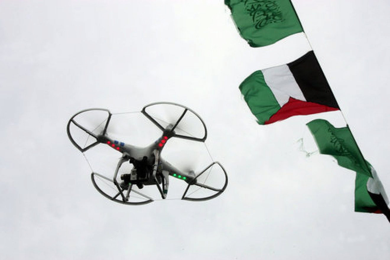 A drone camera used by the Hamas terror group in the Gaza Strip. Photo by Abed Rahim Khatib/Flash90.