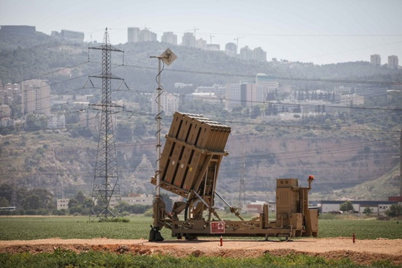 A view of an Iron Dome anti-missile battery near the northern Israeli town of Haifa. Photo by Avishag Shaar Yashuv/ Flash90.