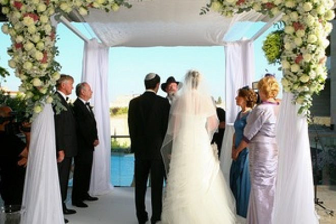 A chuppah in Jerusalem. Credit: Nikki Fenton.
