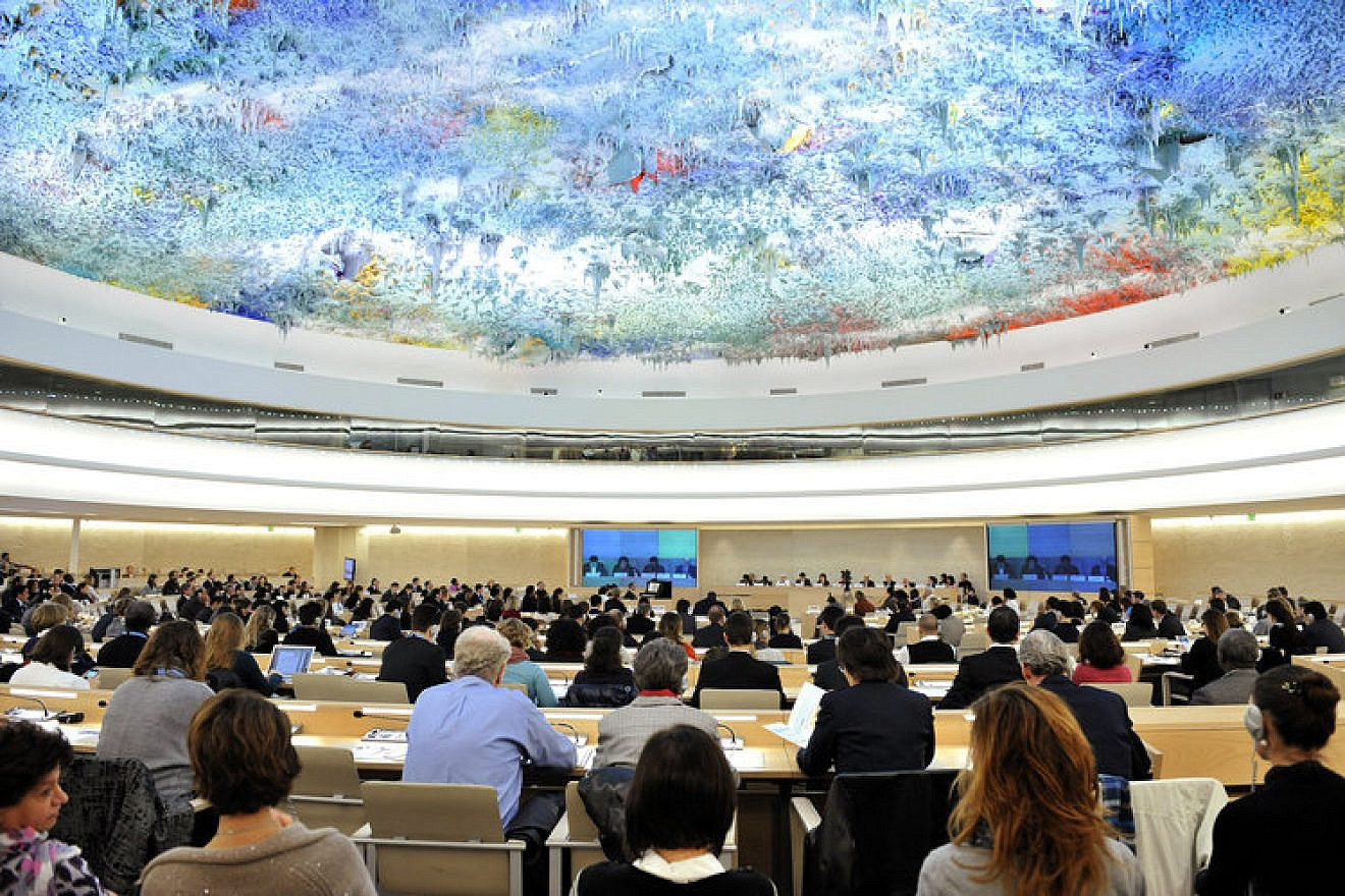 The U.N. Human Rights Council chamber in Geneva. Credit: U.N. Photo/Jean-Marc Ferré.
