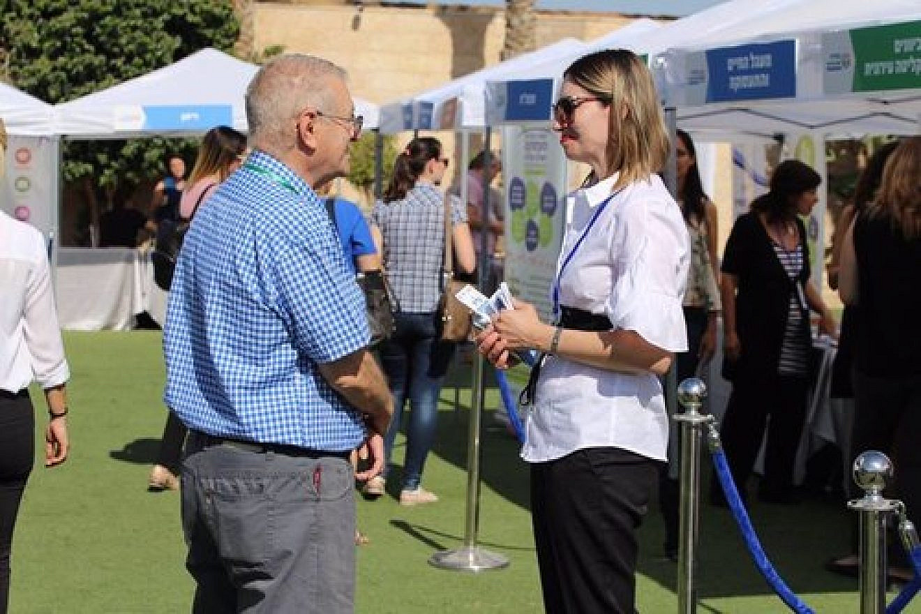 The late-May Negev conference matching employers with social organizations representing job-seekers from overlooked population sectors. Credit: Tor HaMidbar via Facebook.
