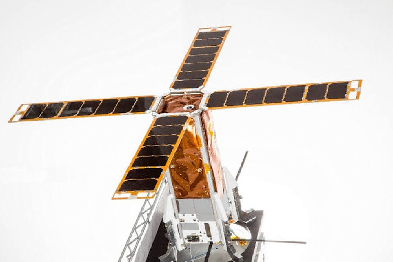 Israel's first nanosatellite, BGUSAT, which was launched last year as part of an academic initiative by Ben-Gurion University of the Negev. Credit: Ben-Gurion University.