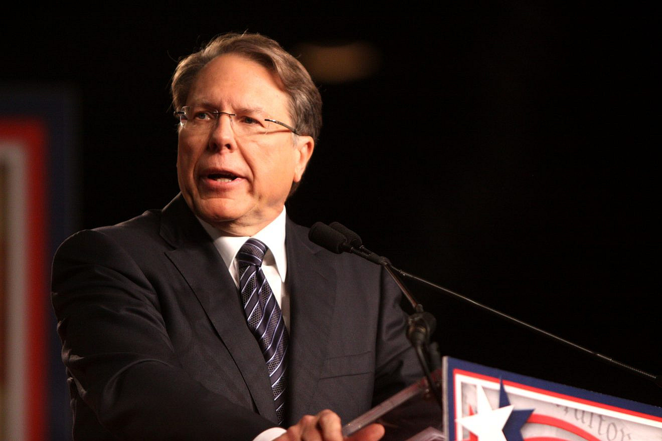 National Rifle Association head Wayne LaPierre. Credit: Gage Skidmore via Wikimedia Commons.