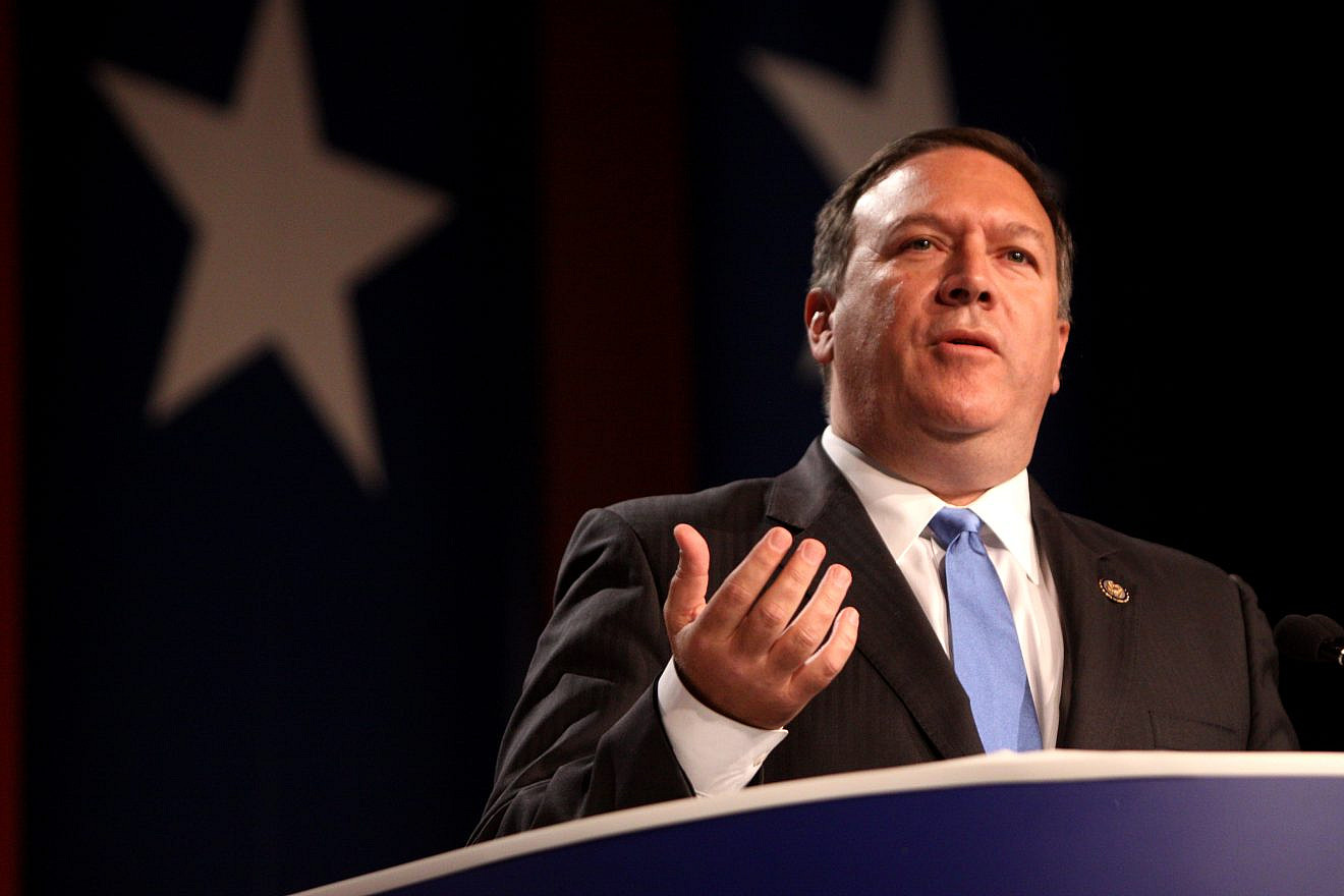 U.S. Secretary of State Mike Pompeo, confirmed on April 26, 2018. Credit: Gage Skidmore via Flickr.