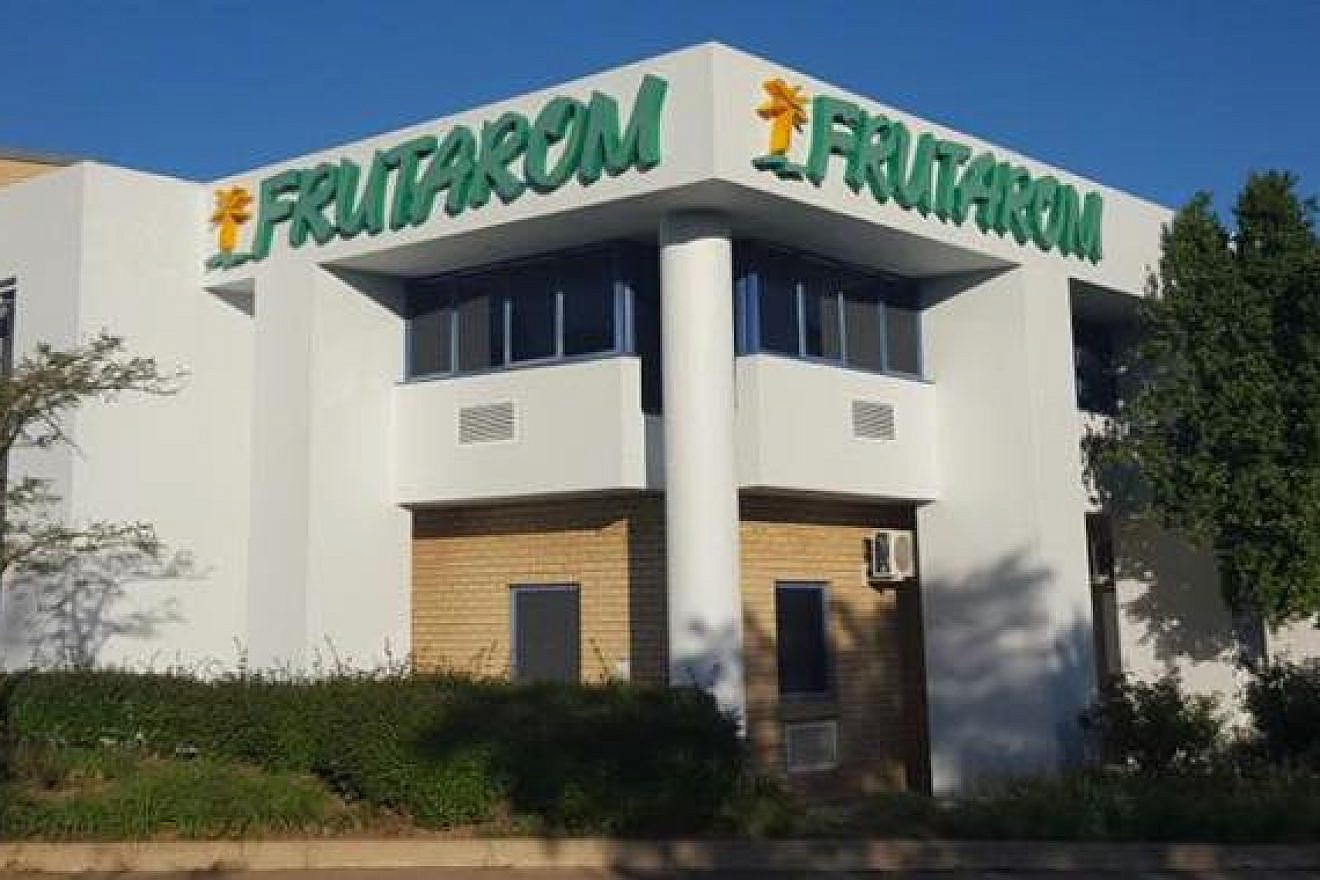 Frutarom, based in the coastal city of Haifa.