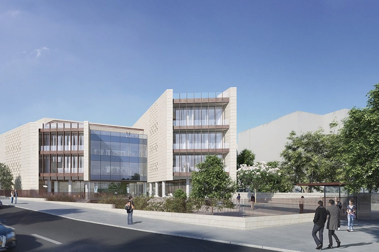 Artist's rendering of the new IFCJ headquarters, called Global Fellowship House, in Jerusalem.