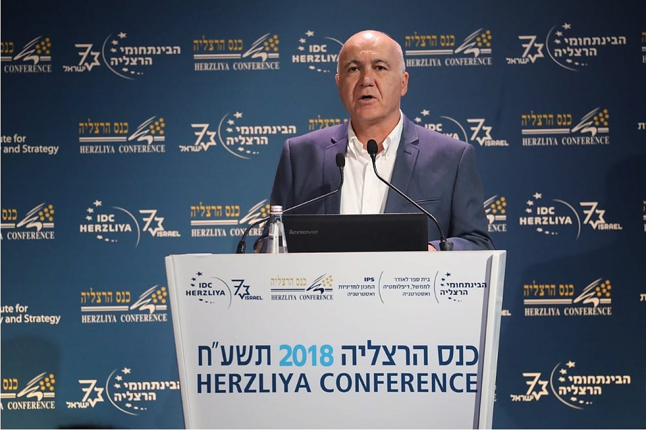 Former chief of the Israel Security Agency (Shin Bet) Yoram Cohen at the Annual Herzliya Conference. Credit: Herzliya Conference.