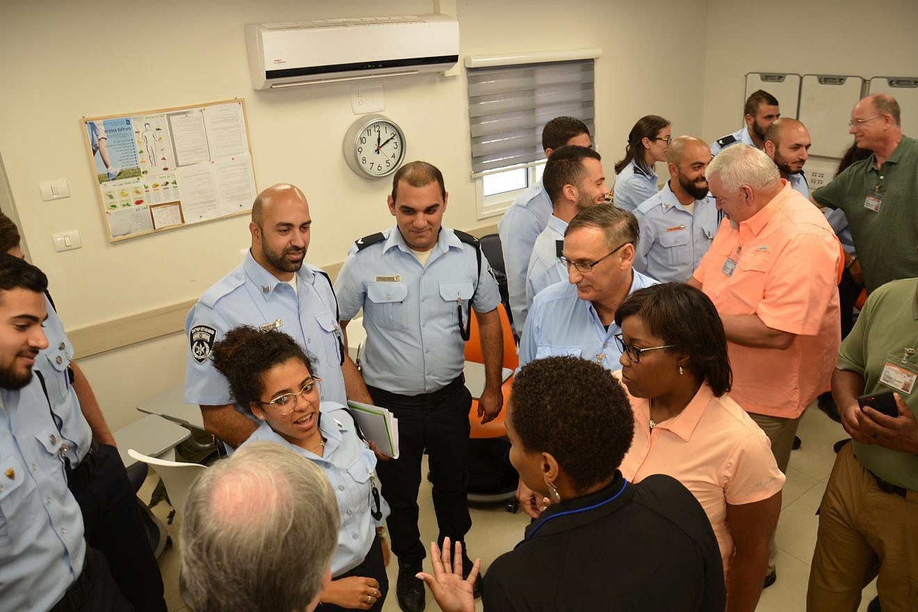 Israeli Arab police recruits meet with members of the GILEE delegation. Credit: Georgia International Law Enforcement Exchange (GILEE).