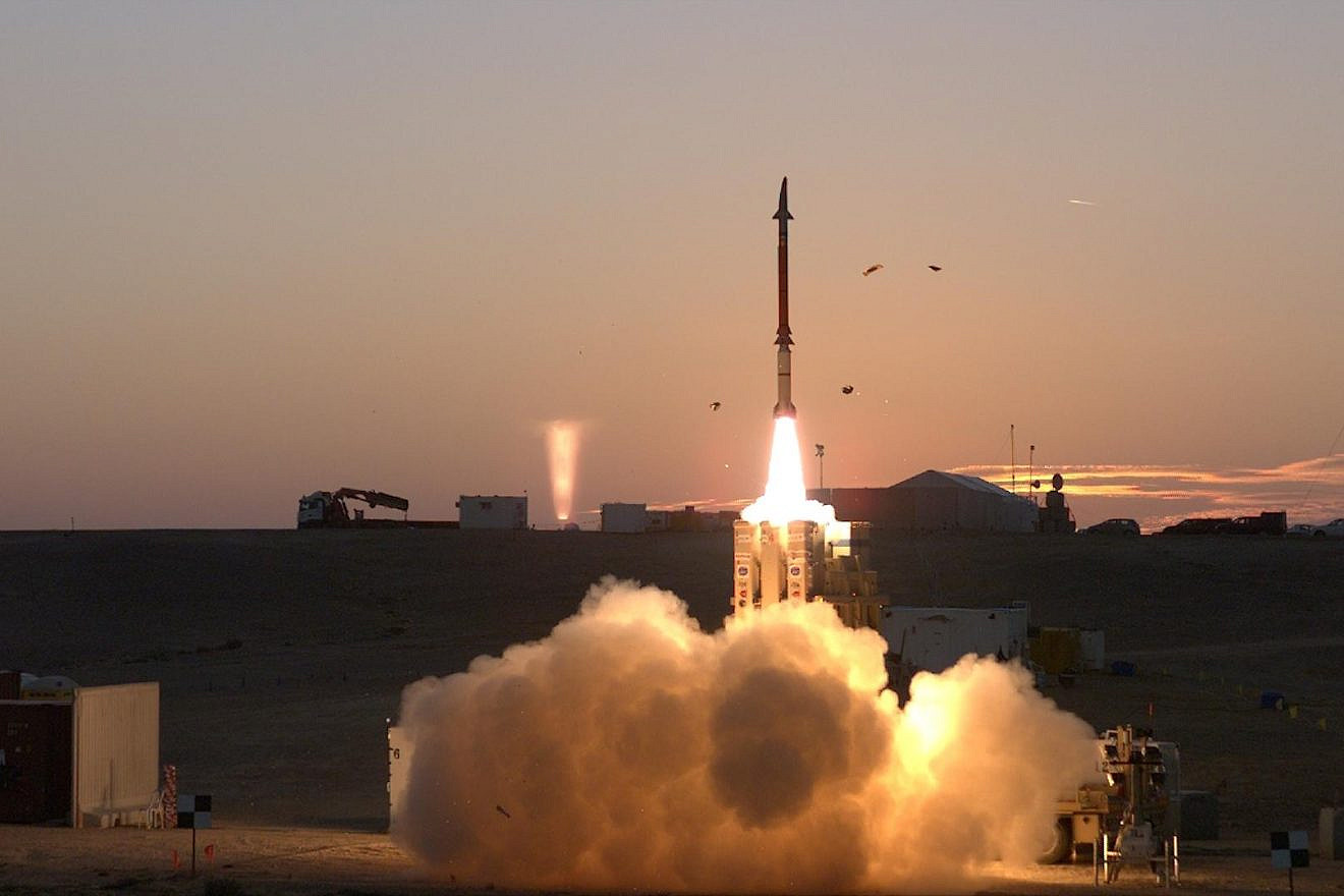 A David's Sling missile being launched. Credit: Rafael Advanced Defense Systems.