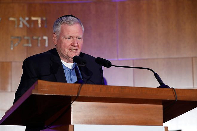 Barry Shrage, president of Combined Jewish Philanthropies in Boston for three decades, now at Brandeis University. Summer 2018. Credit: CJP.