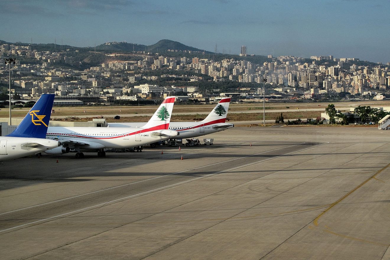 Planes at Beirut-Rafic Hariri International Airport in Lebanon. Photo by Francisco Anzola/Flickr.