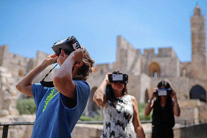 The Tower of David Museum in Jerusalem and the ToD Innovation Lab have teamed up with Australian company Lithodomos VR to produce the first virtual-reality mobile walking tour in Israel. Credit: Ricky Rachman.