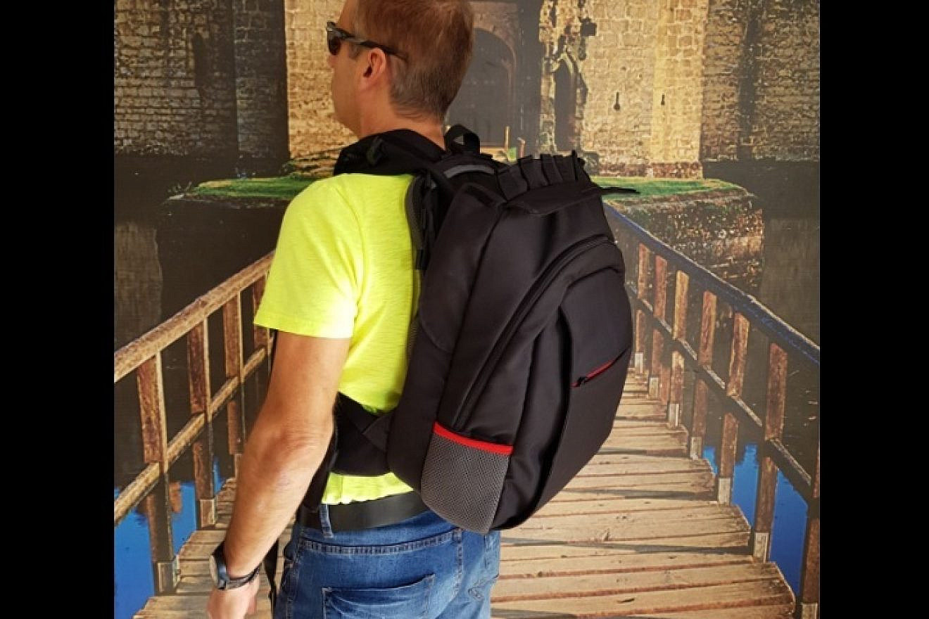 A view of Masada Armor's new bulletproof backpack. Credit: Masada Armor.