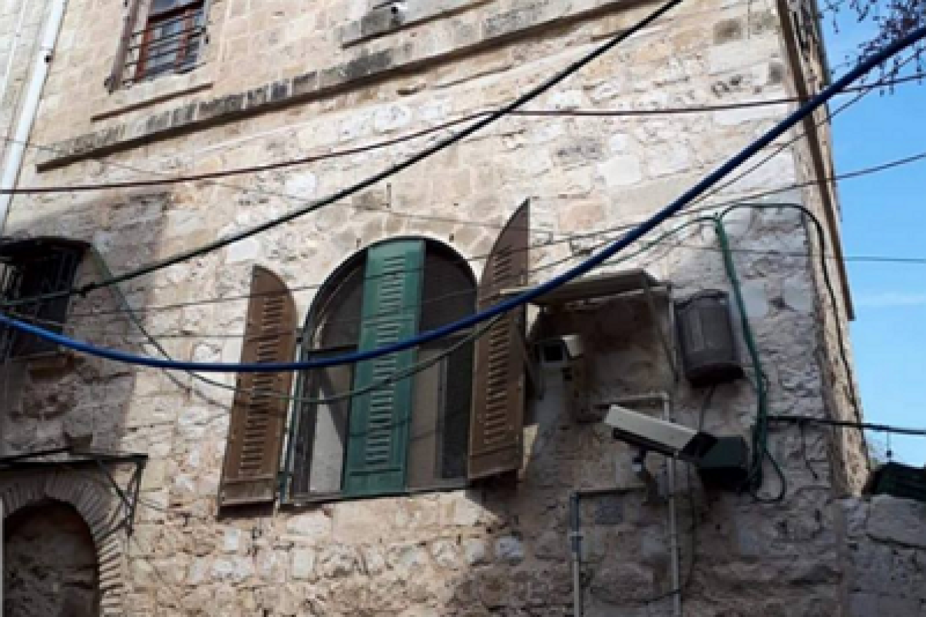 House in eastern Jerusalem that was owned by an Arab and sold to a Jew. Source: Facebook (MEMRI).