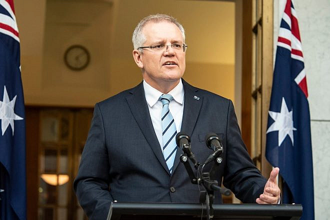 Australian Prime Minister Scott Morrison. Source: Prime Minister's Office via Twitter.
