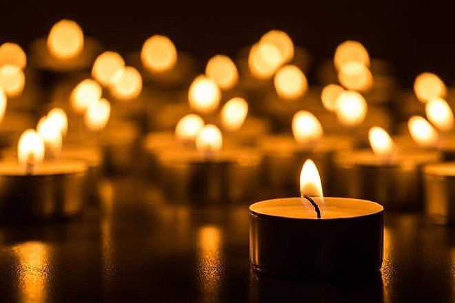 A candlelit vigil for the Tree of Life*Or L’Simcha Synagogue shooting victims. Credit: Courtesy.