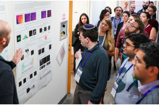 Participants at the second annual Zuckerman STEM Leadership Program U.S.-Israel Symposium at the Technion-Israel Institute of Technology in Haifa on Nov. 7, 2018. Credit: Screenshot.