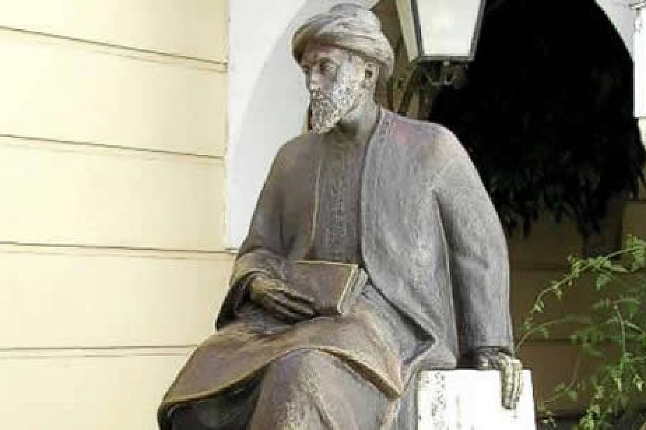 A monument of Maimonides in Córdoba, Spain. Credit: Wikimedia Commons.