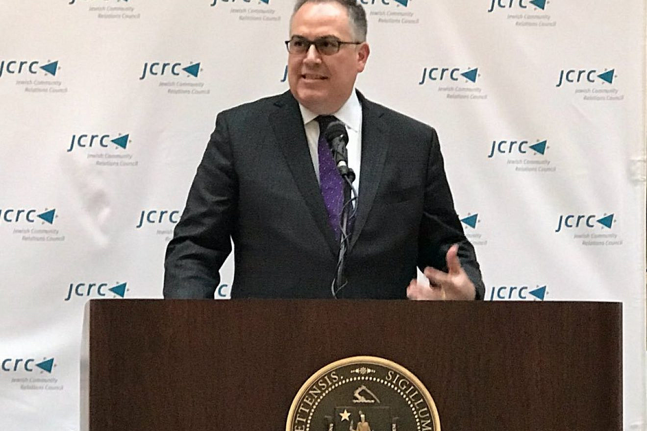 Executive director of the Boston JCRC Jeremy Burton. Source: Boston JCRC via Twitter.