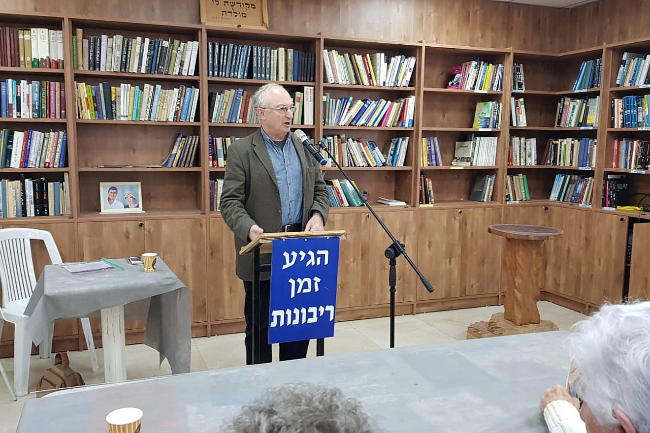 Former Knesset member Professor Aryeh Eldad. Credit: Sovereignty.