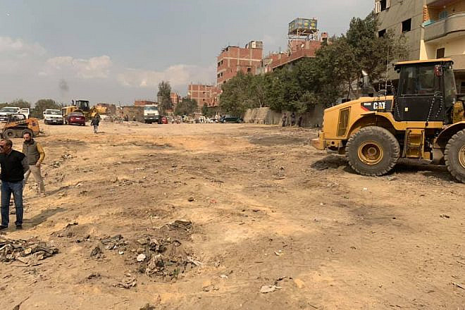 Egypt has started eliminating slums near the eastern part of Bassatine Cemetery in Cairo, the second-oldest Jewish cemetery on earth. Credit: Jewish community in Cairo.