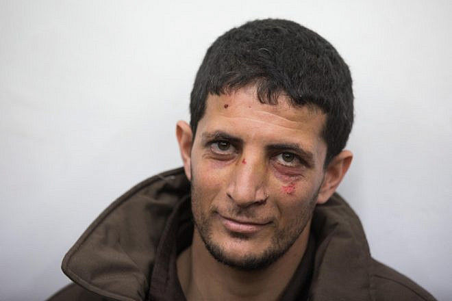 Arafat Irfaiya, 29, who confessed to the terrorist rape and murder of 19-year-old Tekoa resident Ori Ansbacher on Feb. 7, 2019 in the outskirts of Jerusalem. Photo Yonatan Sindel/Flash90.