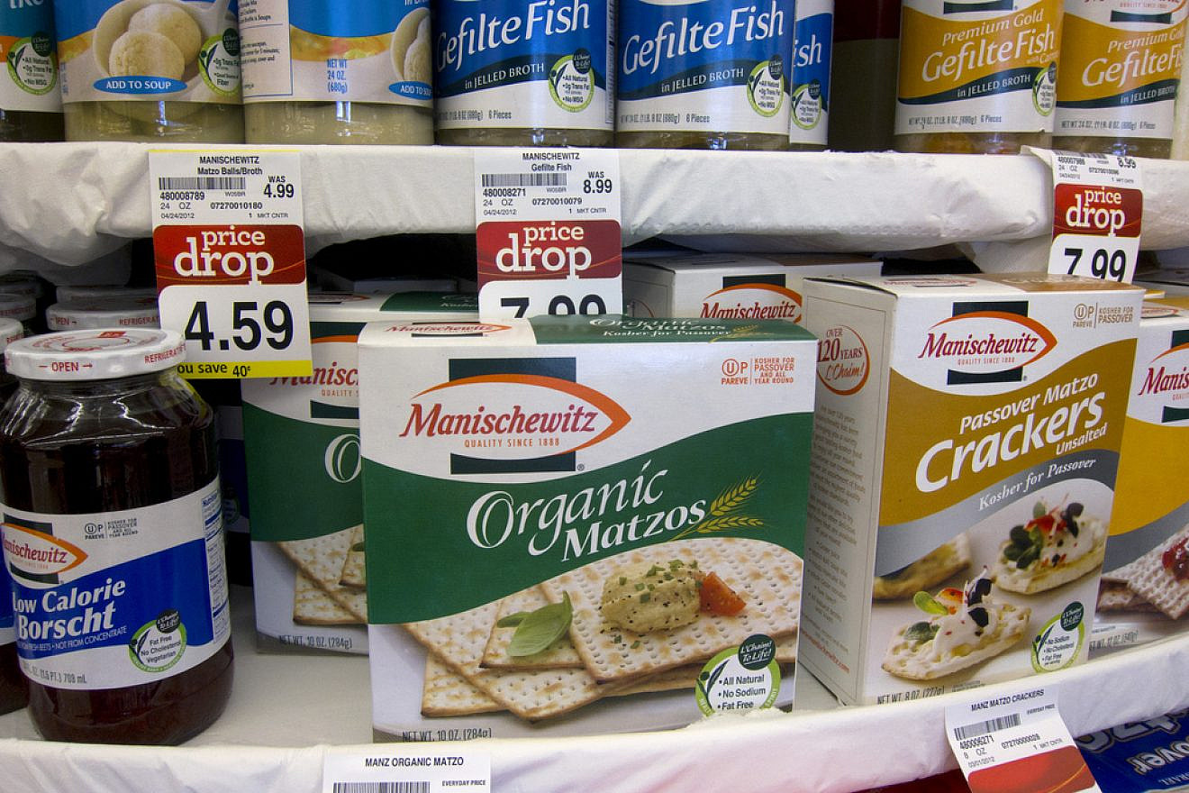 Manischewitz products. Credit: Robert Couse-Baker/Flickr.