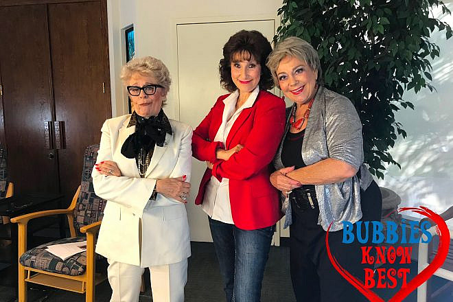 From left: Bubbies S.J. Mendelson, Linda Rich and Bunny Gibson. Credit: JLTV.