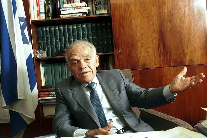 Yitzhak Shamir. June 16, 1992. Photo by Flash90.