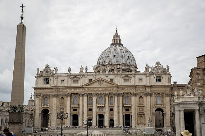 St. Peters Basilica in Vatican City, Rome, on Aug. 17, 2016. Credit: Nati Shohat/Flash90.