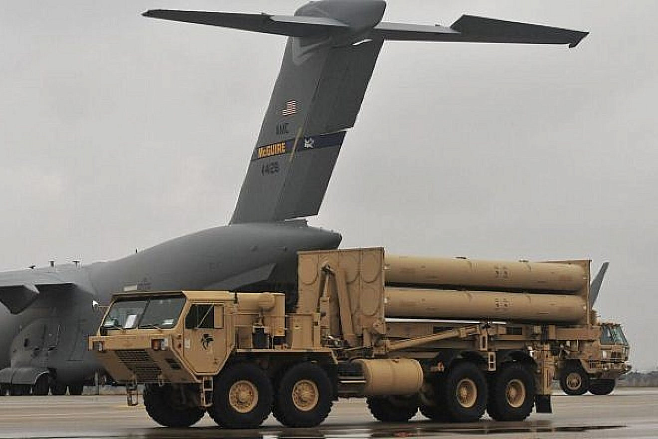 The U.S. Army unloads a THAAD missile-defense system in Israel, March 2019. Credit: U.S. Army Europe.