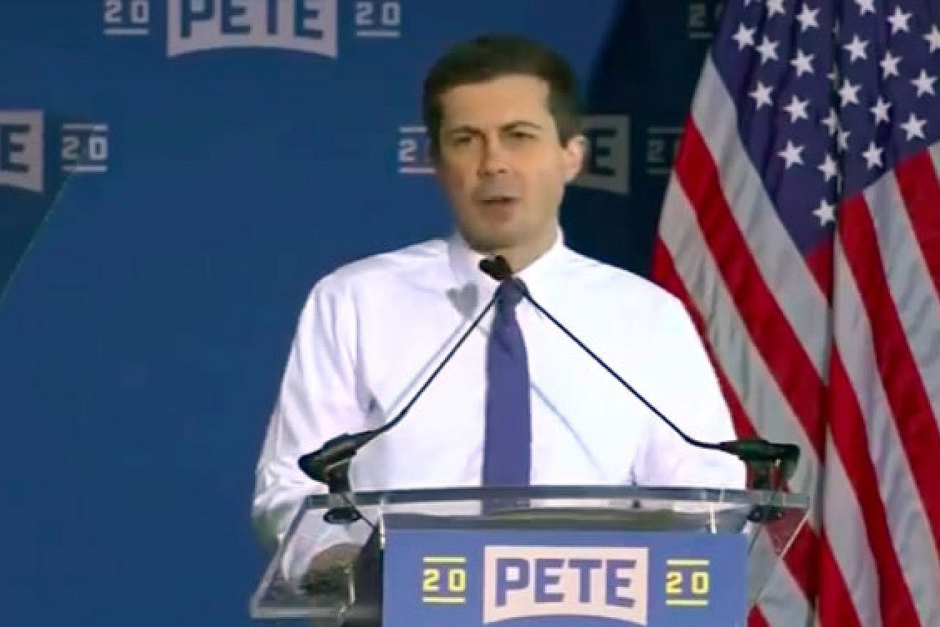 Pete Buttigieg, mayor of South Bend, Ind., announces his 2020 presidential campaign in South Bend on April 14, 2019. Credit: Screenshot.