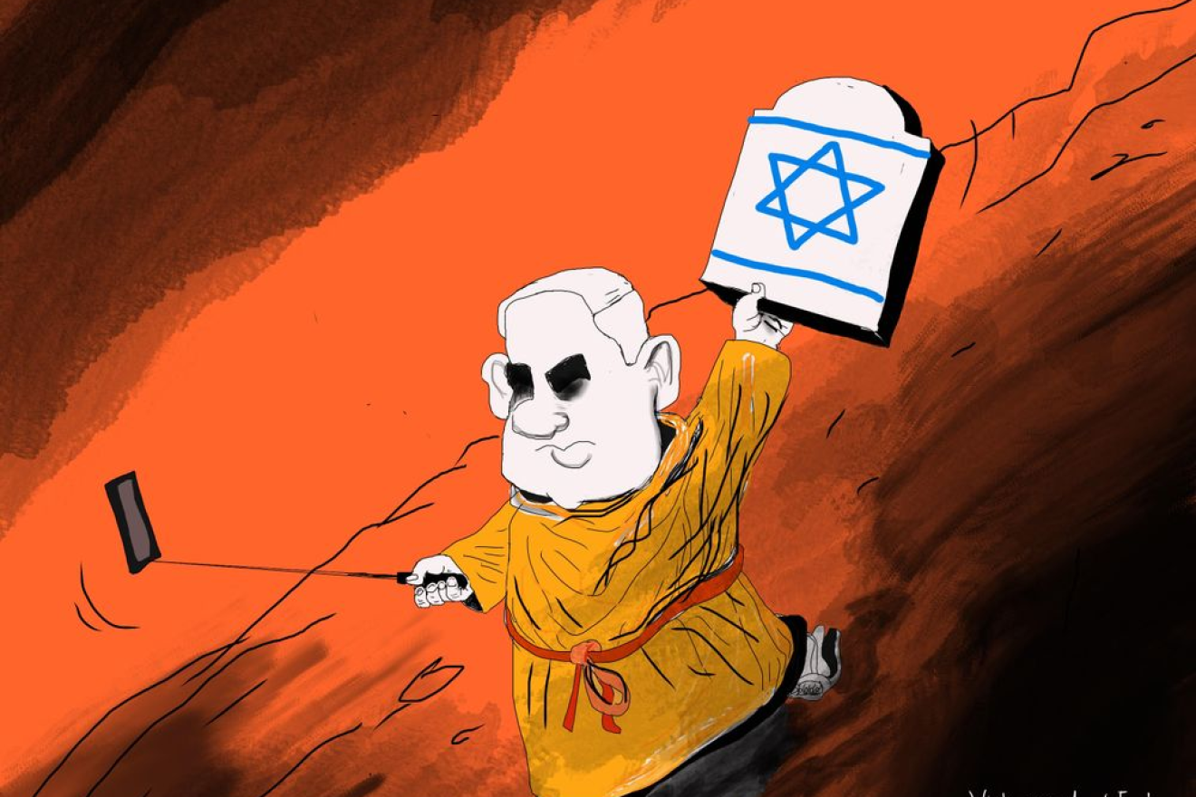 Despite apologizing on April 28 for running an anti-Semitic cartoon in its international edition on Aug. 25, 2019, “The New York Times” published another anti-Semitic cartoon in the same edition over the weekend. Credit: VG.