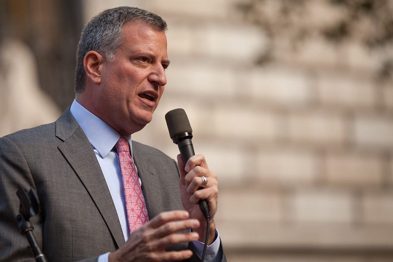 New York City Mayor Bill de Blasio. Credit: Kevin Case via Flickr.