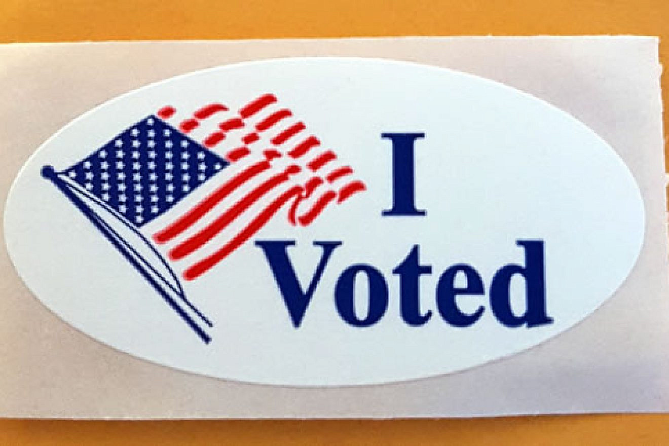 Sticker given to U.S. voters. Credit: Wikimedia Commons.