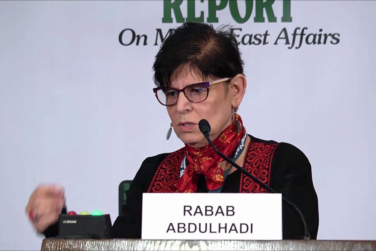 San Francisco State University professor Rabab Abdulhadi. Source: YouTube.