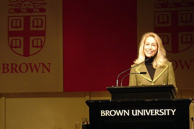 Valerie Plame Wilson speaking at Brown University in Providence, R.I., on Dec. 4, 2007. Credit: Wikimedia Commons.