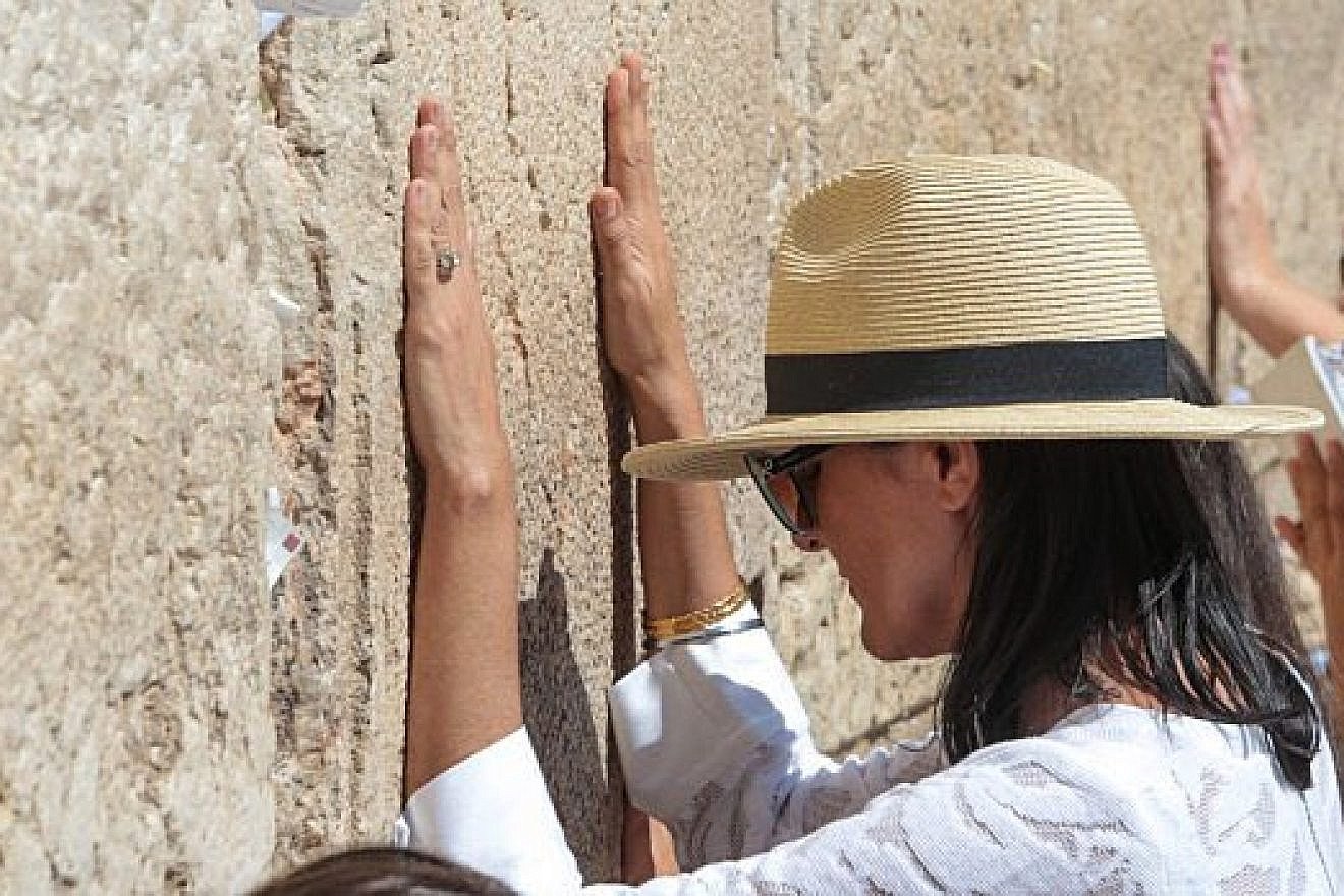 Former U.S. Ambassador to the United Nations Nikki Haley at the Western Wall in Jerusalem on June 26, 2019. Credit: Nikki Haley/Twitter.