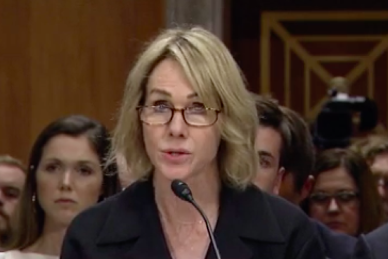 Kelly Craft testifies in front of the Senate Foreign Relations Committee over her nomination to be U.S. Ambassador to the U.N. Credit: Screenshot.