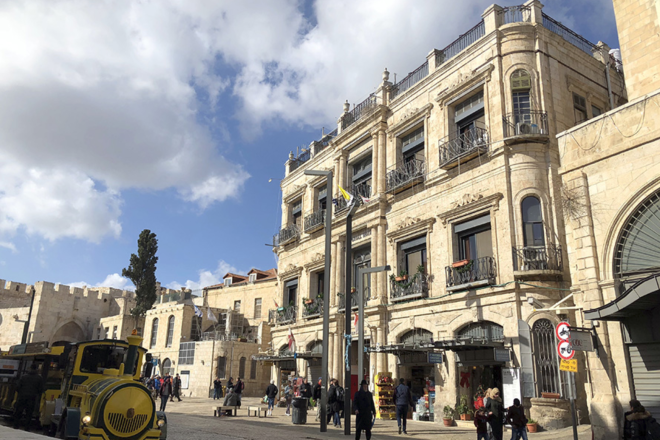 The historic Imperial Hotel in the Old City of Jerusalem, just inside Jaffa Gate. Source: New Imperial Hotel website.