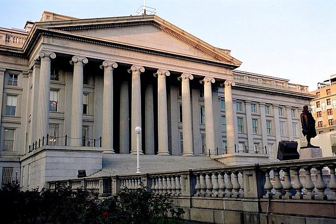U.S. Department of Treasury headquarters in Washington, D.C. Credit: Wikimedia Commons.